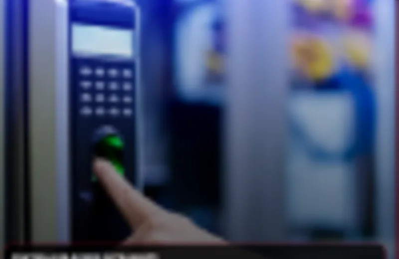 Imagem ilustrativa de controle de acesso e biometria